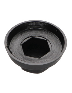 Capuchon Tête hexagonale TH Polyéthylène RAL9005 noir... 2