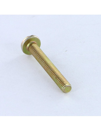 Vis métaux Tête cylindrique large TCL Fendue M5X25 Bichromaté