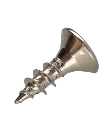 VBA Vis bois agglo Tête fraisée Pozi N°2 4X13 Filetage total Acier nickelé