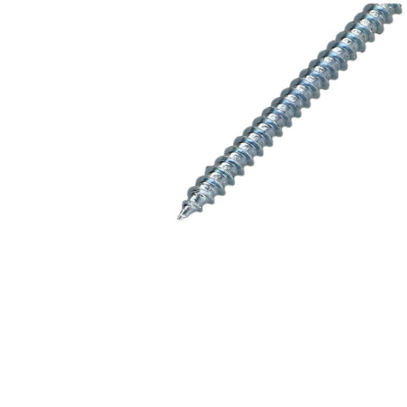 1 x VBA Vis bois agglo Tête ronde TR Pozi N°2 5X60 Acier zingué