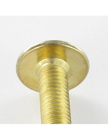 Vis Poelier M6X30 Clé de 4 HC4 Acier laitonne
