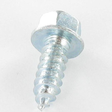 1 x Vis tôle Tête hexagonale TH Embase collerette 6.3X16 Acier zingué