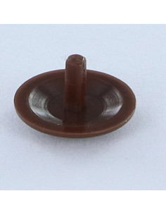 Cache vis Spax Nylon ACAJOU Diamètre de tête: 15QUEU2.5X7