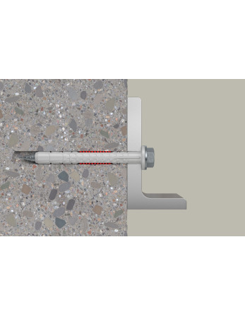 Cheville DUOXPANF Tête hexagonale TH 10X120 Fischer FUS Acier zingué