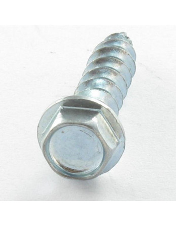 VBA Vis bois agglo Tête hexagonale TH Embase collerette 6X25 Acier zingué