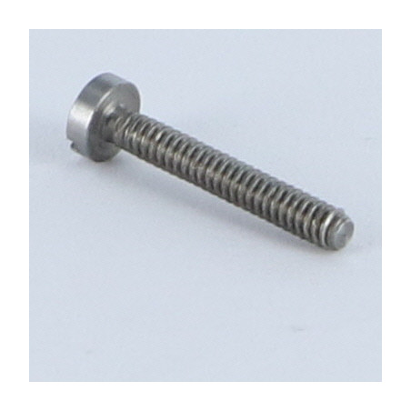 1 x Vis métaux Tête cylindrique TC Fendue M1.6X5 Acier brut microvis