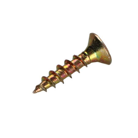 1 x VBA Vis bois agglo Tête fraisée Pozi N°3 6X25 Filetage total Bichromaté