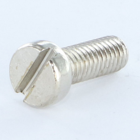 1 x Vis métaux Tête cylindrique bombée TCB Fendue UNC N°8X 1/4 Acier zingué
