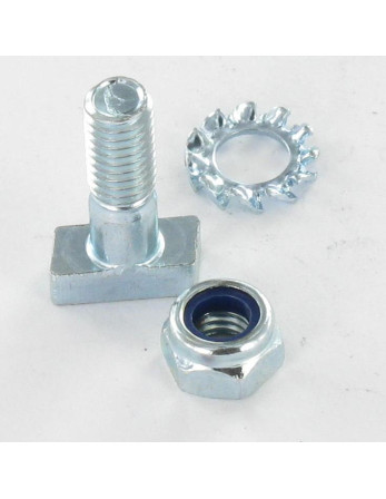 Vis métaux PARALLE M5X15+ECR FR+RD. à dentures extérieures AZ Acier zingué MON