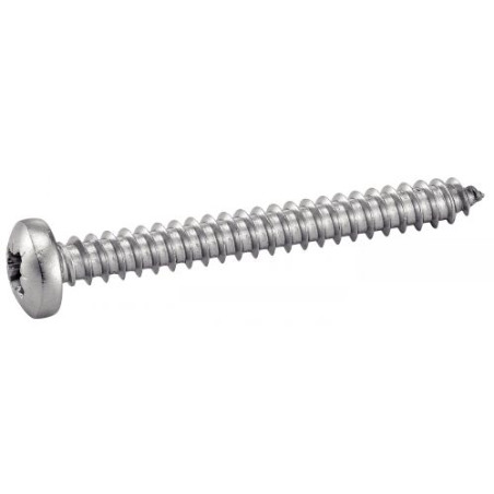 1 x Assortiment de 1684 Vis tôle Tête cylindrique TC / Tête fraisée Pozi + Embout Inox A4