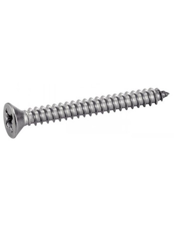 Assortiment de 1684 Vis tôle Tête cylindrique TC / Tête fraisée Pozi + Embout Inox A4