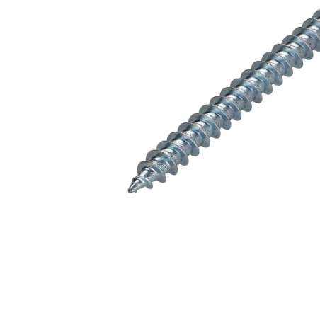 1 x VBA Vis bois agglo Tête fraisée Pozi N°2 4.5X55 Filetage total Acier zingué