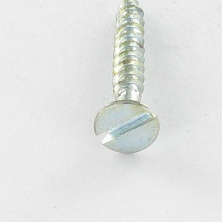 1 x VBA Vis bois agglo Tête fraisée Fendue 4X45 Acier zingué