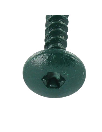 Vis Penture 4.5X50 Filetage total TORX T20 Acier zingué LAQ RAL6021 vert pale