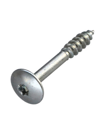 Vis Penture 7X50 Filetée sur 23 TORX T30 Acier zingué 200 Heures brouillard salin sans rouille rouge
