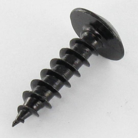 1 x Vis bois Inviolable One way Tête cylindrique large TCL 5X20 Acier zingué noir