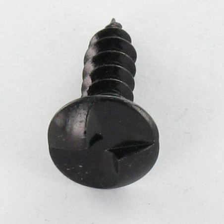 1 x Vis bois Inviolable One way Tête cylindrique large TCL 5X20 Acier zingué noir