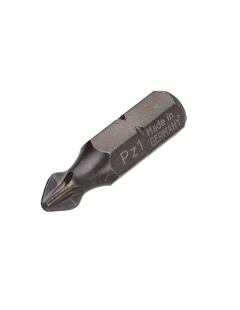 Embout Qualité industrielle 1/4" C6.3 Pozi N°1 Longueur 25
