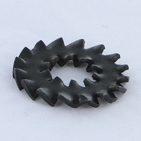 1 x Rondelle éventail Double denture DD M8 Acier brut