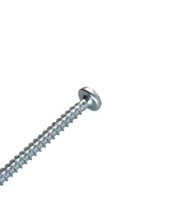 VBA Vis bois agglo Tête ronde TR Pozi N°2 5X70 Filetée sur 42 Acier zingué