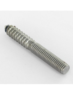 Vis mixte pour pied de lit 10X74 33 Mm fileté bois 4 Mm...
