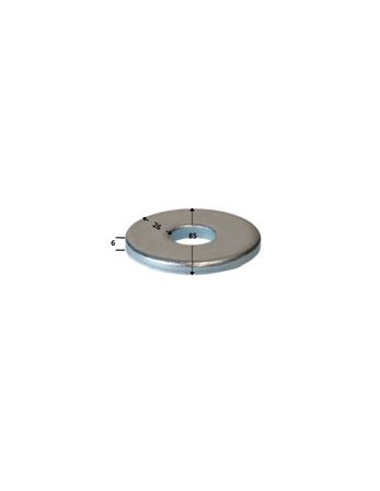 Rondelle pour constructions Bois Intérieur Rond 26X85X6 Acier zingué
