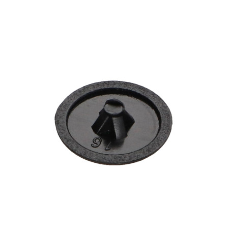 1 x Cache tête de vis Polyéthylène Pozi N°2 Diamètre de tête: 12 RAL9005 noir foncé