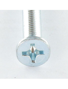 Vis métaux Tête fraisée Phillips n° 3 M6X70 Acier zingué 2