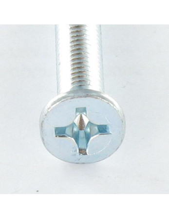 Vis métaux Tête fraisée Phillips n° 3 M6X70 Acier zingué