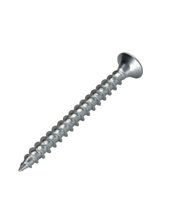 VBA Vis bois agglo Premium Tête fraisée Pozi N°2 4X55 Acier zingué