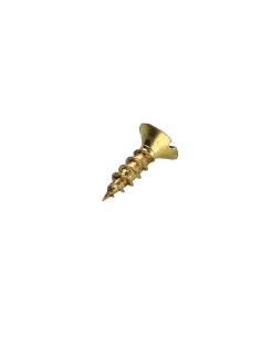VBA Vis bois agglo Tête fraisée Fendue 3.5X12 Laiton 2