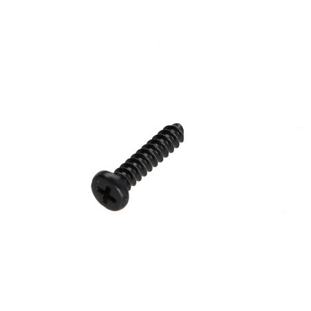 1 x Vis autotaraudeuse Pour Plastique Tête cylindrique TC Phillips n° 0 1.4X3 Acier zingué noir microvis