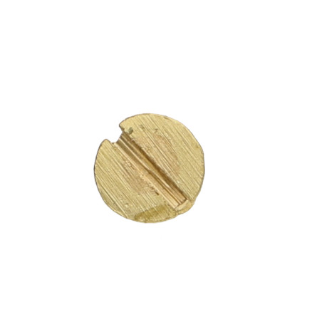 1 x VBA Vis bois agglo Tête fraisée Fendue 3.5X12 Laiton