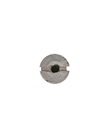 Vis bois Tête fraisée Fendue Percée et taraudée 6X80 Acier brut