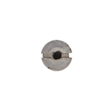 1 x Vis bois Tête fraisée Fendue Percée et taraudée 6X80 Acier brut