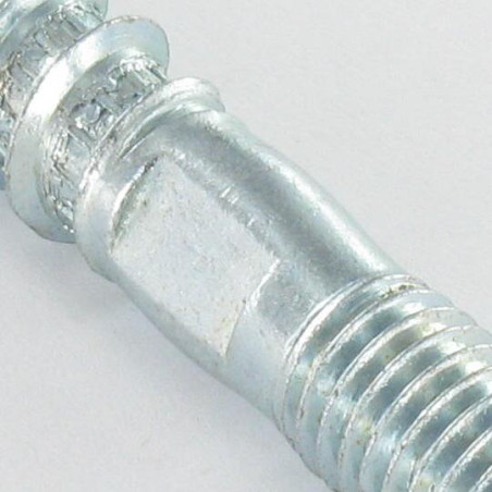 1 x Vis bois et Métaux 10X120 Classe 8.8 +MEPLAT Acier zingué
