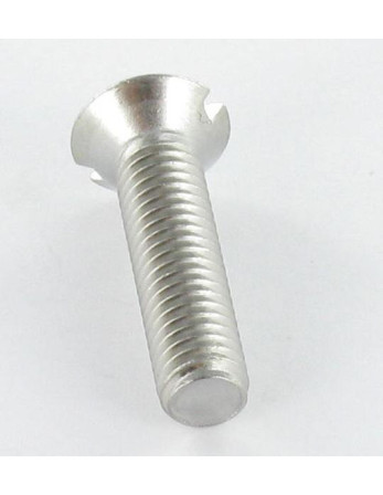 Vis métaux Tête fraisée bombée TFB Fendue M2X3.5 Acier brut microvis