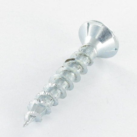 1 x Vis Spax Tête fraisée Pozi N°2 4X12 Diamètre de tête: 7 Filetage total WIROX