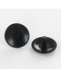 Cache vis Spax nylon noir Diamètre de tête: 15 QUEU2.5X7