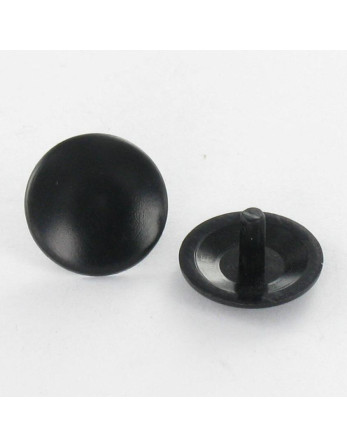 Cache vis Spax nylon noir Diamètre de tête: 15 QUEU2.5X7