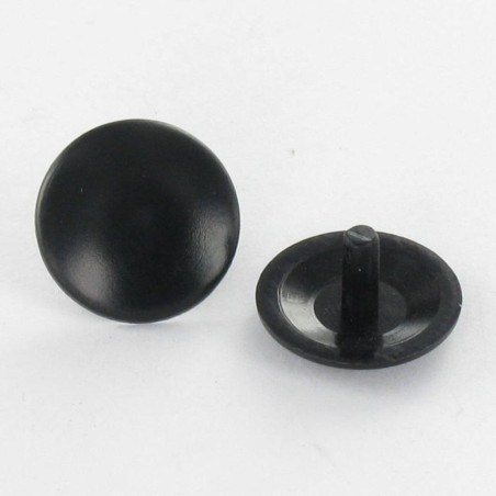 1 x Cache vis Spax nylon noir Diamètre de tête: 15 QUEU2.5X7