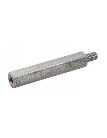 Entretoise Hexagonal Mâle femelle M3/8 5X12 Filetée sur 8 Acier zingué