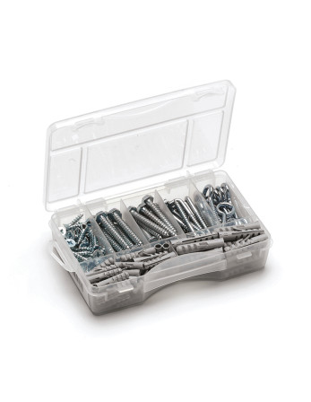 Assortiment de Pitonnerie Acier zingué (135 ELEMENTS)