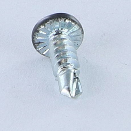 1 x Vis autoperceuse Tête cylindrique bombée TCB Phillips 3.9X13 Acier zingué RAL7016 gris anthracite