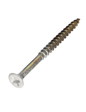 VBA3 Tête fraisée Pozi 4.5X60 Filetage partiel Acier zingué RILSAN BLA