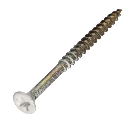 1 x VBA3 Tête fraisée Pozi 4.5X60 Filetage partiel Acier zingué RILSAN BLA