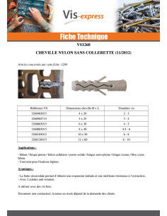 Cheville RAM 5X22 Grise 2