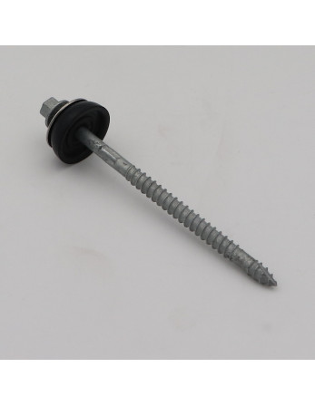 Vis autoperceuse Tête hexagonale TH 6.5X105 Pointe antifendage type 17 Forte tenue à la corrosion Acier galvanisé