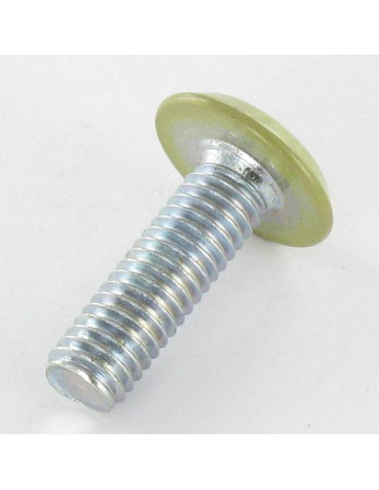 Vis métaux tête plate Clé de 4 HC4 M6X20 Acier zingué Tête RAL1020