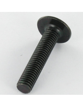Vis Poelier Fendue En Croix M8X55 Acier zingué noir